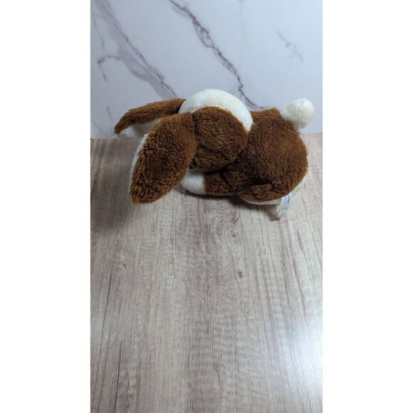 vintage Broadway Toy Adorable Brown & White Plush Bunny Rabbit Stuffed Animal 9" - Picture 4 of 14